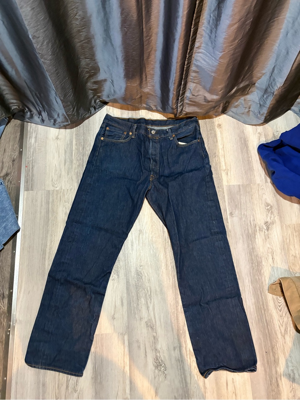 Levi's Dark Blue Straight-Leg Jeans